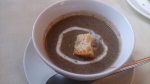 焼きナスのスープ